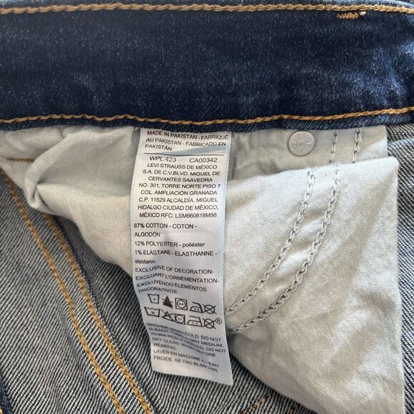 Signature by Levi Strauss Heritage High Rise Straight Leg Jeans Women's Size 33 - Picture 4 of 15
